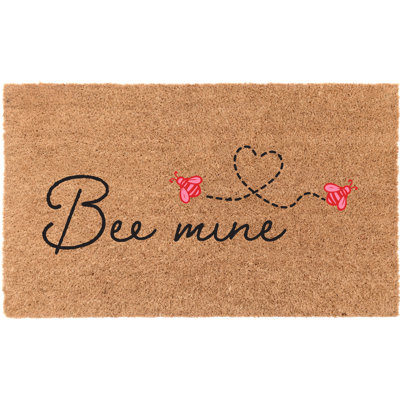 Tapis pour porte d'extérieur antidérapant Tio Bee Mine 30 po x 18 po