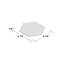 Peak Hex 9" x 10" Porcelain Field Wall and Floor Tile