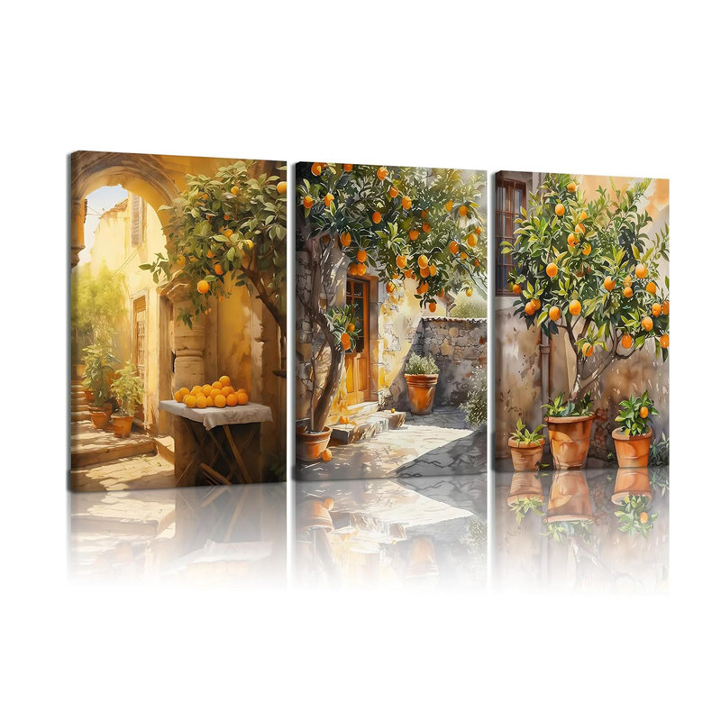 3 Piece Wrapped Canvas Print
