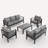 Arreana 7 - Person Patio Conversation Set with Cushions-1347361