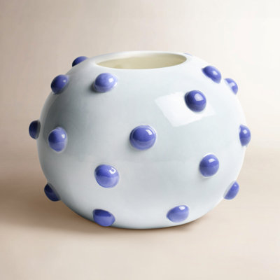 Iris Blue Collection Table Vase
