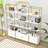 Tailon 4-Tiers Home Office Bookcase Bookshelf, Storage Cabinet and Display Shelf