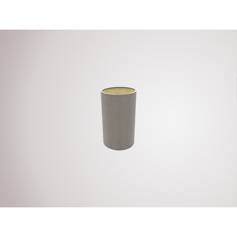 20cm H Faux Silk Drum Lamp Shade, Taupe
