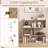 Rosilynn Geometric Bookcase