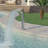 Avril vidaXL Pool Fountain, Stainless Steel 304 Construction, Chlorine-Resistant
