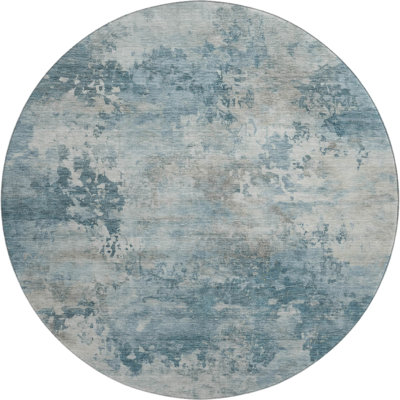 Premium Machine Washable Mayfield AMF2073 Abstract Rug