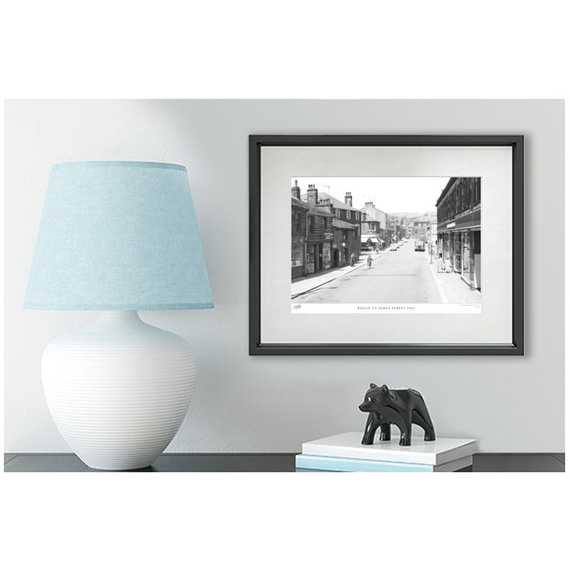 Bacup, St James Street 1961 by Francis Frith - Single Picture Frame Print, 60cm H x 80cm W x 2.3cm D