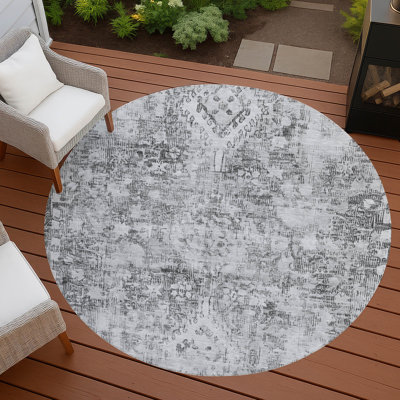 Machine Washable Indoor/Outdoor Christain ACN1229 Rug