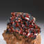 Vanadinite Crystal Cluster on Matrix From Morocco