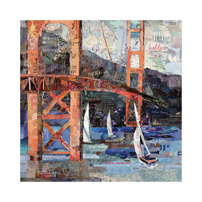 Hello San Francisco by Jamie Pavlich-Walker - Wrapped Canvas Painting