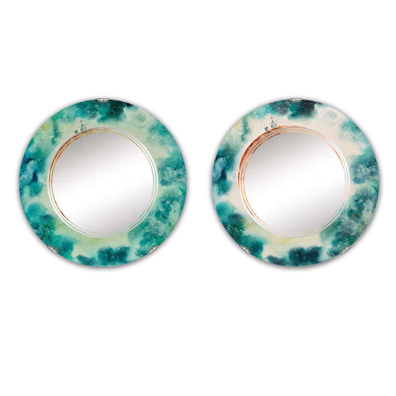 Ensemble de 2 miroirs sans cadre