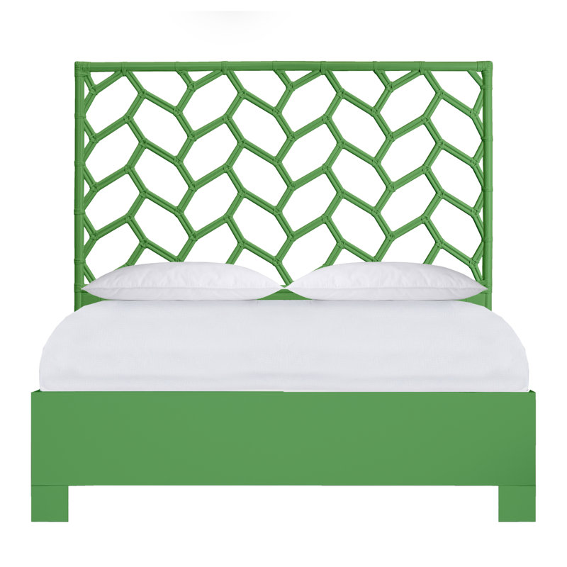 Lit plateforme Silas, Vert vif, Grand