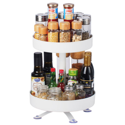 2-Tier Revolving Spice Rack