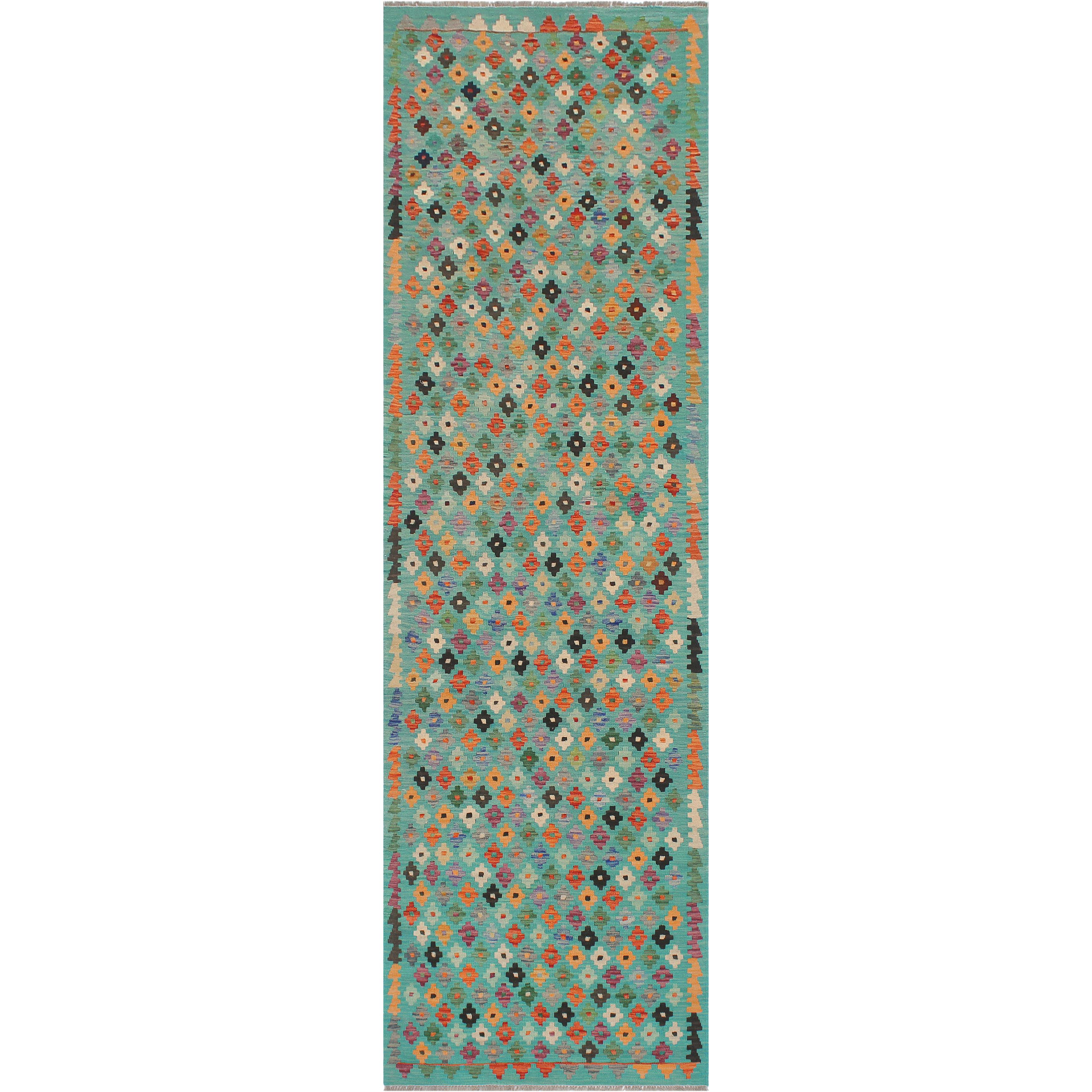 Isabelline Ceporah Southwestern Handmade HandKnotted Runner 2'11" x 9