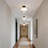9.8 "Modern 1-Light Milk White Globe Flush Mount Ceiling Light, 3CCT Dimmable LED Ceiling Light for Bedroom Hallway Kitchen-384827863-384827862-384827693