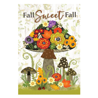 Drapeau de jardin Fall Sweet Fall Burlap