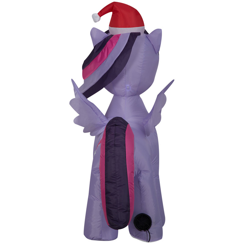 Twilight Sparkle with Santa Hat Airblown Inflatable