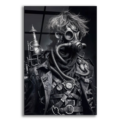 «Time Traveller 4» par KIR.DART, art mural en verre acrylique