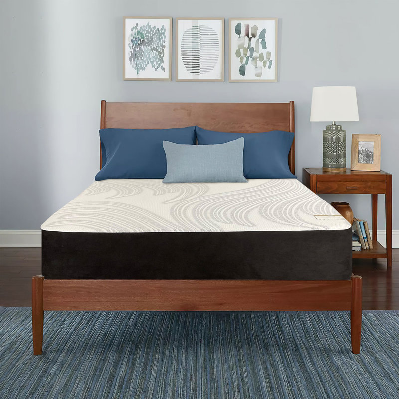 Matelas et sommier moelleux 18 "White Noise Layla, Simple, 10", Pas de sommier tapissier