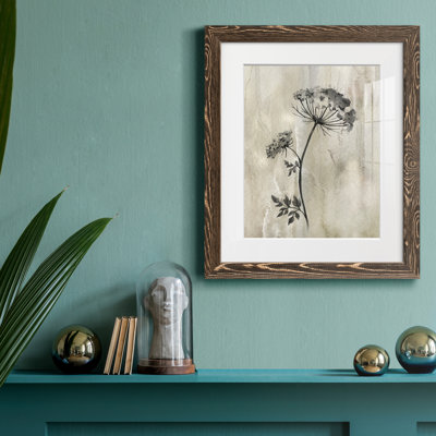 " Sumi-e Silhouette I " Painting Print
