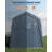 6 x 8 ft Portable Storage Shed with Roll-Up Door, Grey Steel Frame Garage Tent for Motorcycle, ATV, Bicycle & Garden Tools-125228909