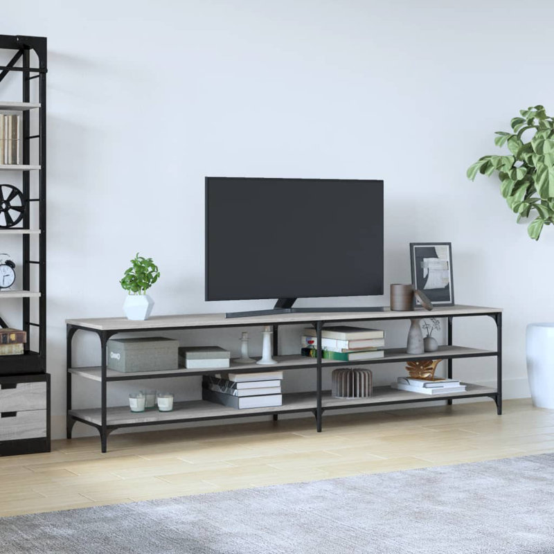 No_No_Yes_No_N/A TV Stand for TVs up to 88", Grey Sonoma