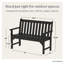 Banc de patio POLYWOOD Vineyard-3948357-3948355