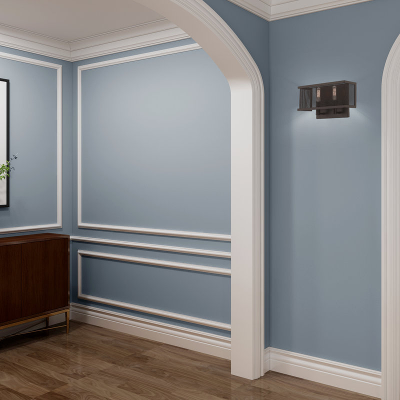 Nedra Steel Flush Mounted Sconce