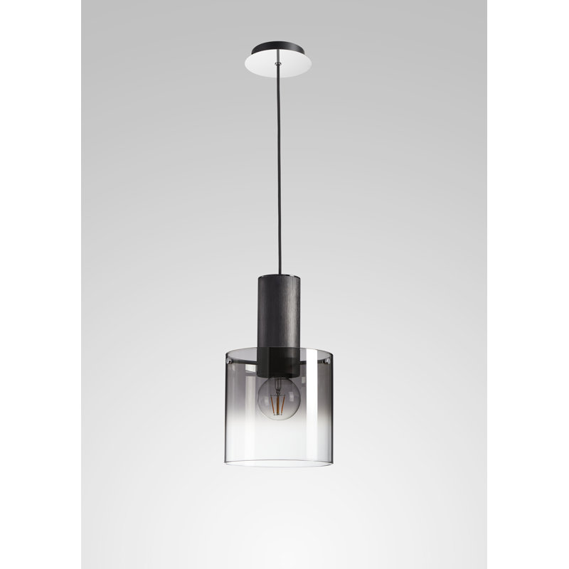 Jedidja 1 - Light Black Single Pendant