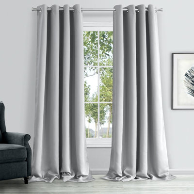 Blackout Curtains Single Panel Bedrooms Living Room Machine Washable Ideal Curtains