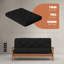 Matelas en mousse pour canapé-lit Futon de Lipson - , certifié CertiPUR-US, sans cadre-403420173-409663995-409663984