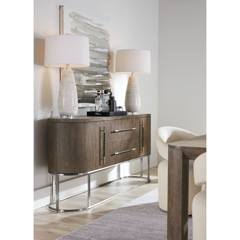 Modern Mood 76'' W Server, Dark Wood/Mink