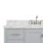 Cambridge 55'' Single Bathroom Vanity with White Quartz Top-2018479771