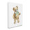 «Teddy Bear Green Bow Kids Nursery Animal» par Studio Q - impression sur toile tendue