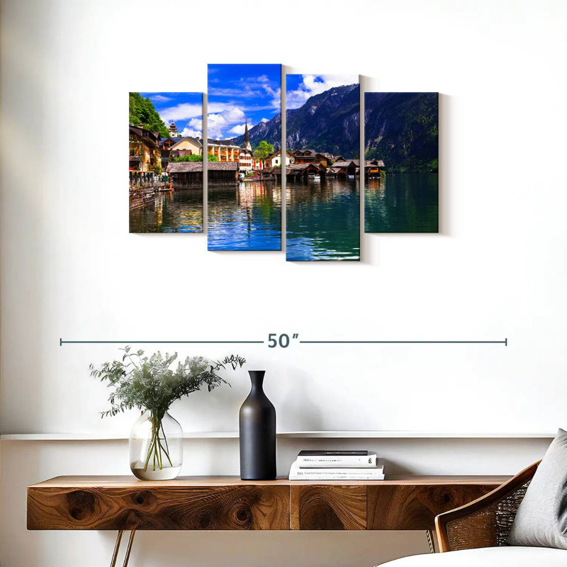 Alvord Scenic Austrian Lake, 22" H x 36" W