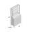 Elenora 31'' Wood Standard Baker's Rack