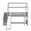 Lit mezzanine simple avec glissade-328608819