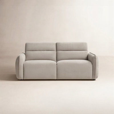 Bayne 87" Linen Reclining Sofa