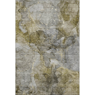 Premium Machine Washable Prisco Taupe Rug