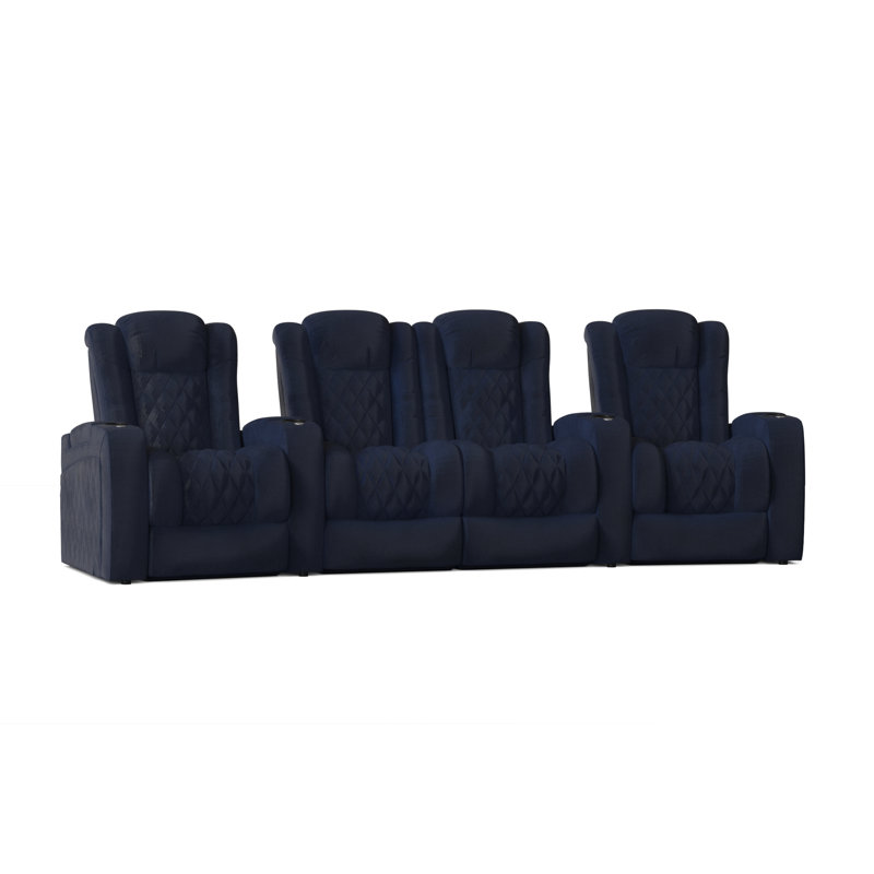 Sièges configurables home theater (rangée de 4), Océan Smartsuede