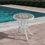 Table de bout ronde en métal pour l'extérieur, l 23,82 po x P 23,82 po-84304121