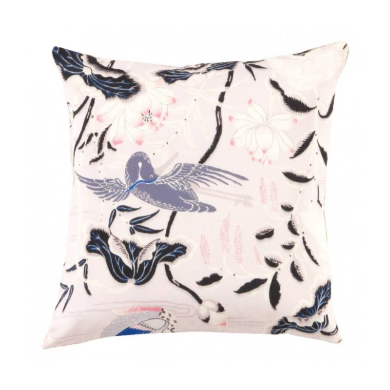 Coussin turc 24 po, Blanc / rose / noir / gris
