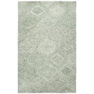 Langley Street Gaige Geometric Hand-Tufted Wool Green Area Rug ...