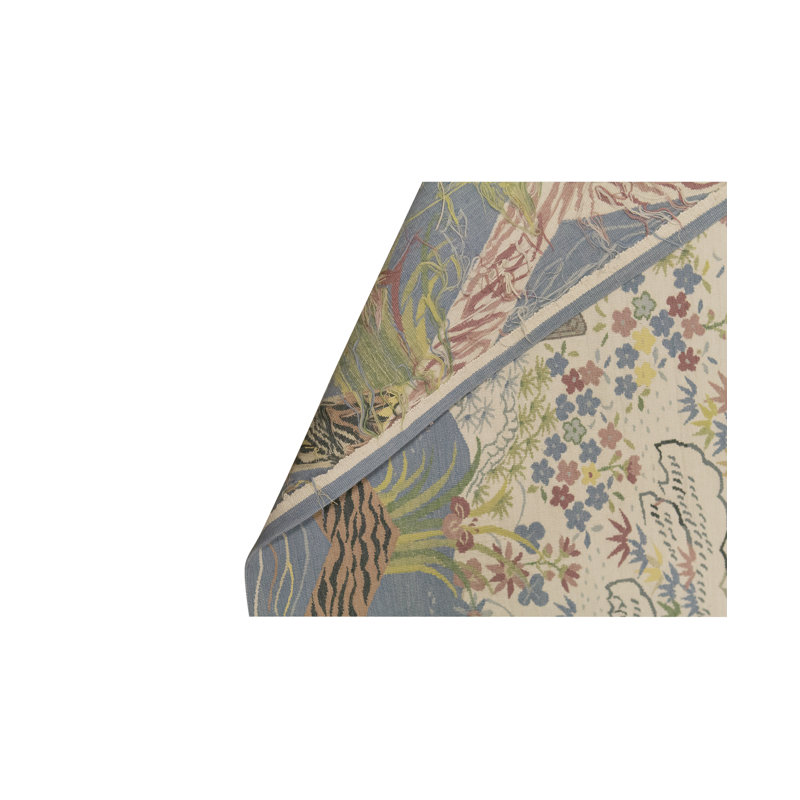 Chinese Wool Floral Area Rug