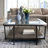 Tierras Glass Top Coffee Table