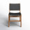 Lovella Genuine Leather Teak Dining Chair
