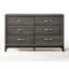 Commode double 6 tiroirs Hulme