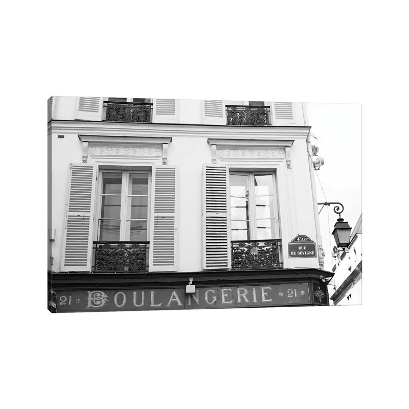 La Boulangerie by Caroline Mint - Wrapped Canvas Painting, 101.6 cm H x 66.04 cm W x 3.175 cm D