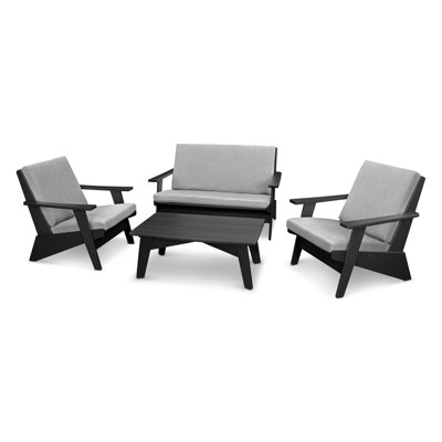 POLYWOOD® Riviera 4-Person Patio Seating Group