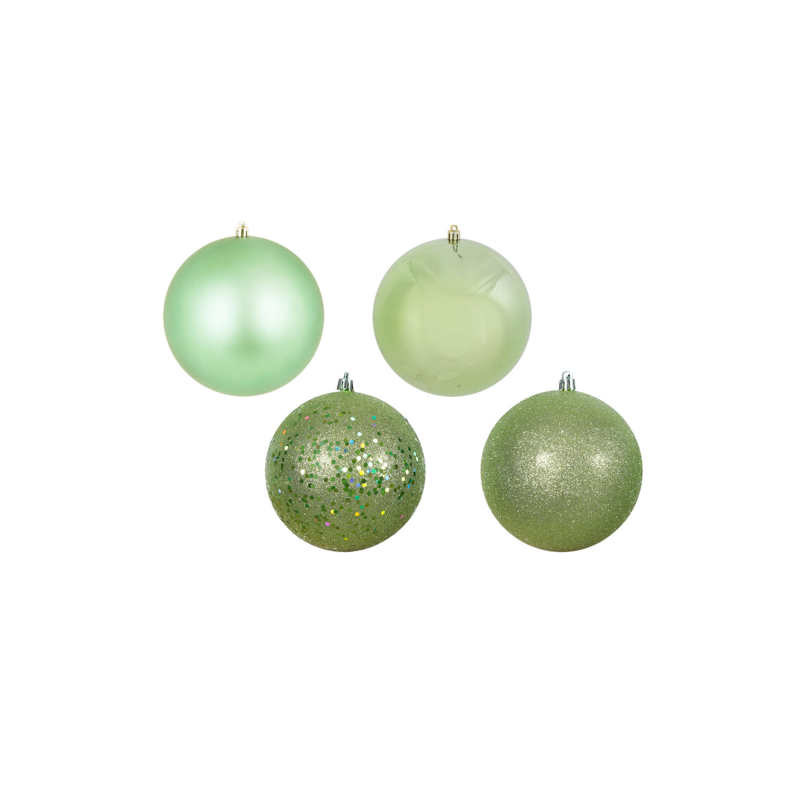 Holiday Décor Ball Ornament, Celadon, 8" H x 8" W x 8" D